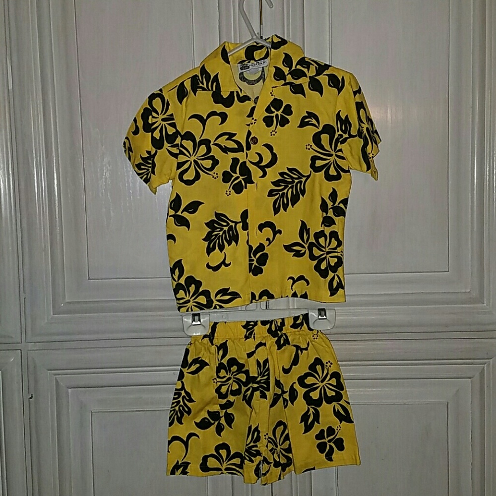 Aloha Republic Hawaiian Shirt and Short set